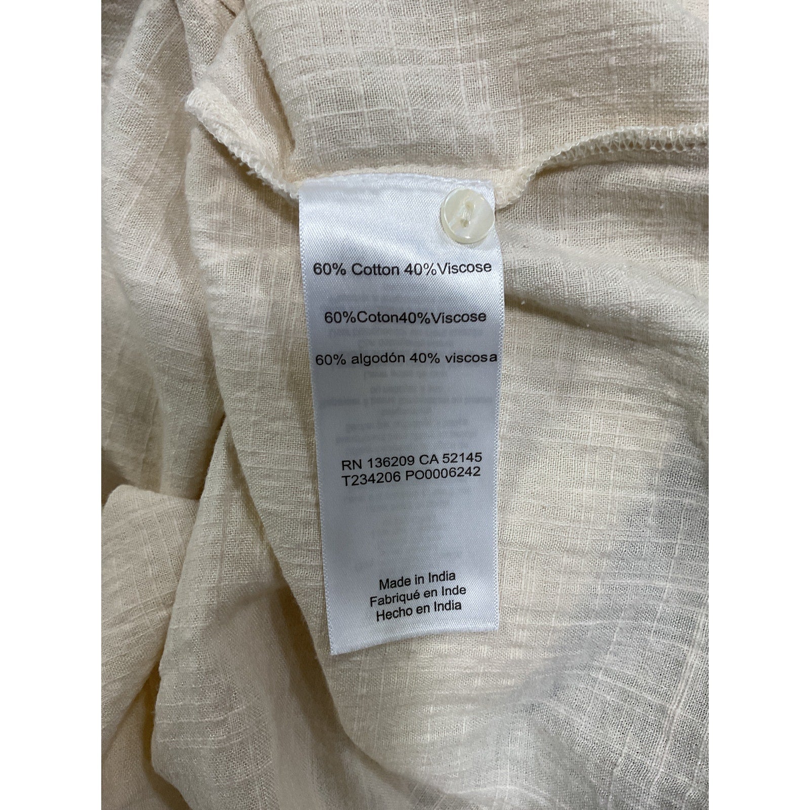 Hatch 'The Sydney' White Top Size 0