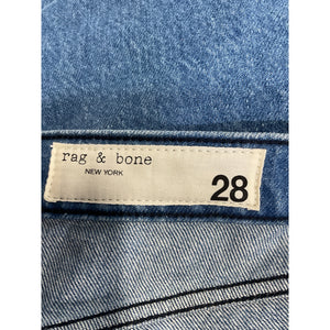 Rag & Bone 'Vintage' Blue Denim Midi Skirt Size 28