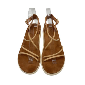 Ancient Greek Sandals Strappy Brown Anastasia Footwear Size 37 EU / US 7