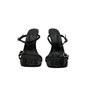 By Far Strappy Black Flick Heels Size 40 EU / US 10