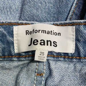 Reformation Wilder High Rise Denim Jeans Size 25