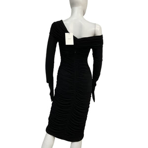 A.L.C. Ruched Black Marie Dress Size S NWT