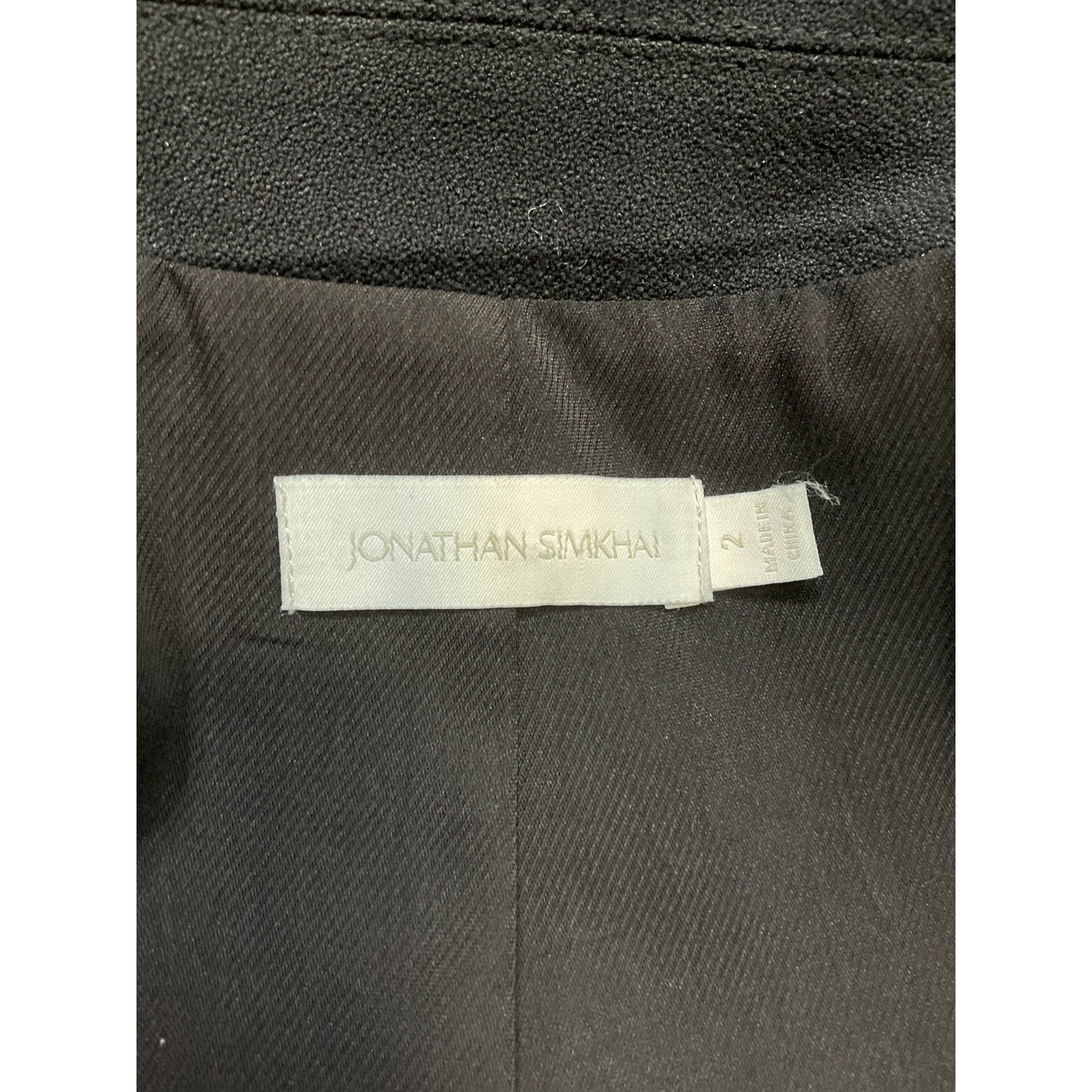 Simkhai 'Jayda' Black Structured Blazer Dress Size 2
