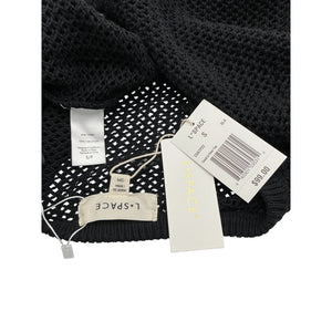 Lspace 'Coast Is Clear' Black Cotton Top Size S