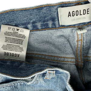 Agolde Distressed Blue 90s Denim Jeans Size 28