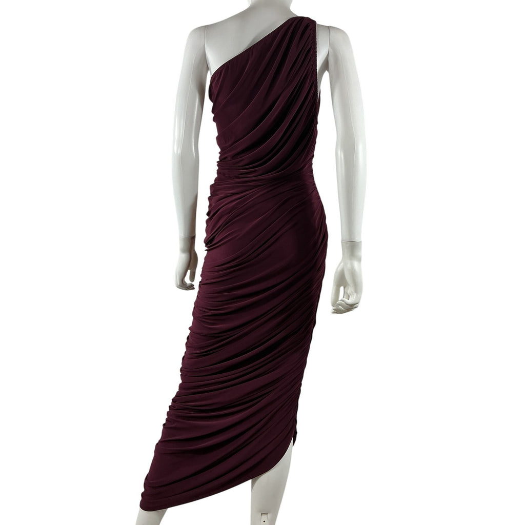 Norma Kamali 'Diana' Red Poly Gown Size L