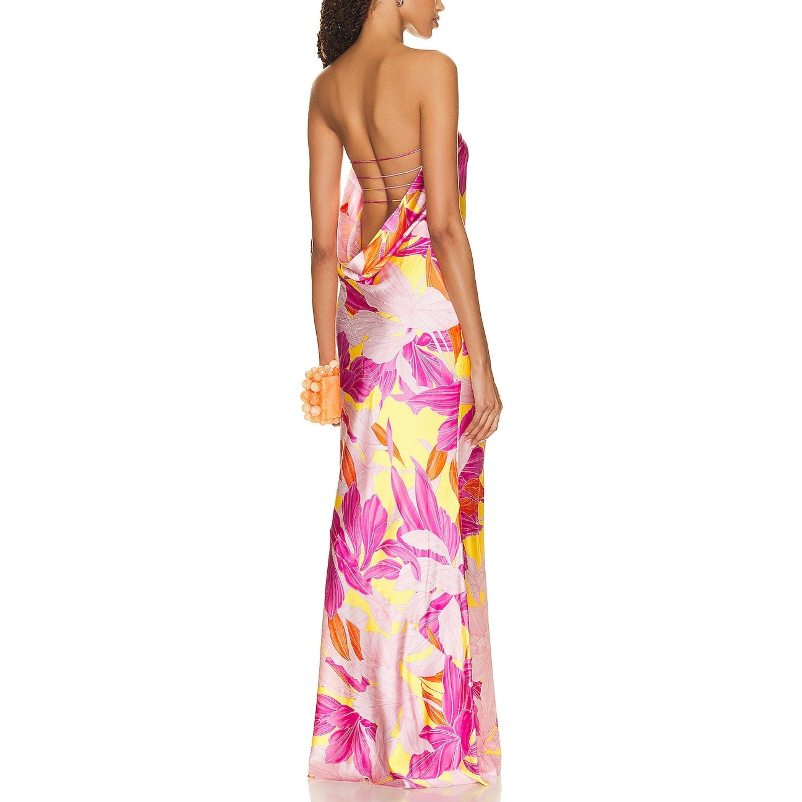Retrofete 'Keaton' Pink Silk Dress Size XS