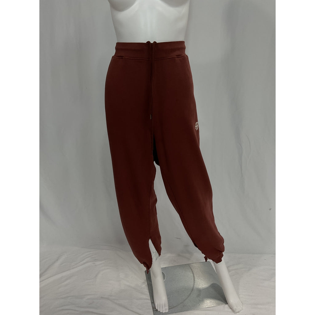 Anine Bing 'Tyler' Red Fleece Logo Jogger Size M