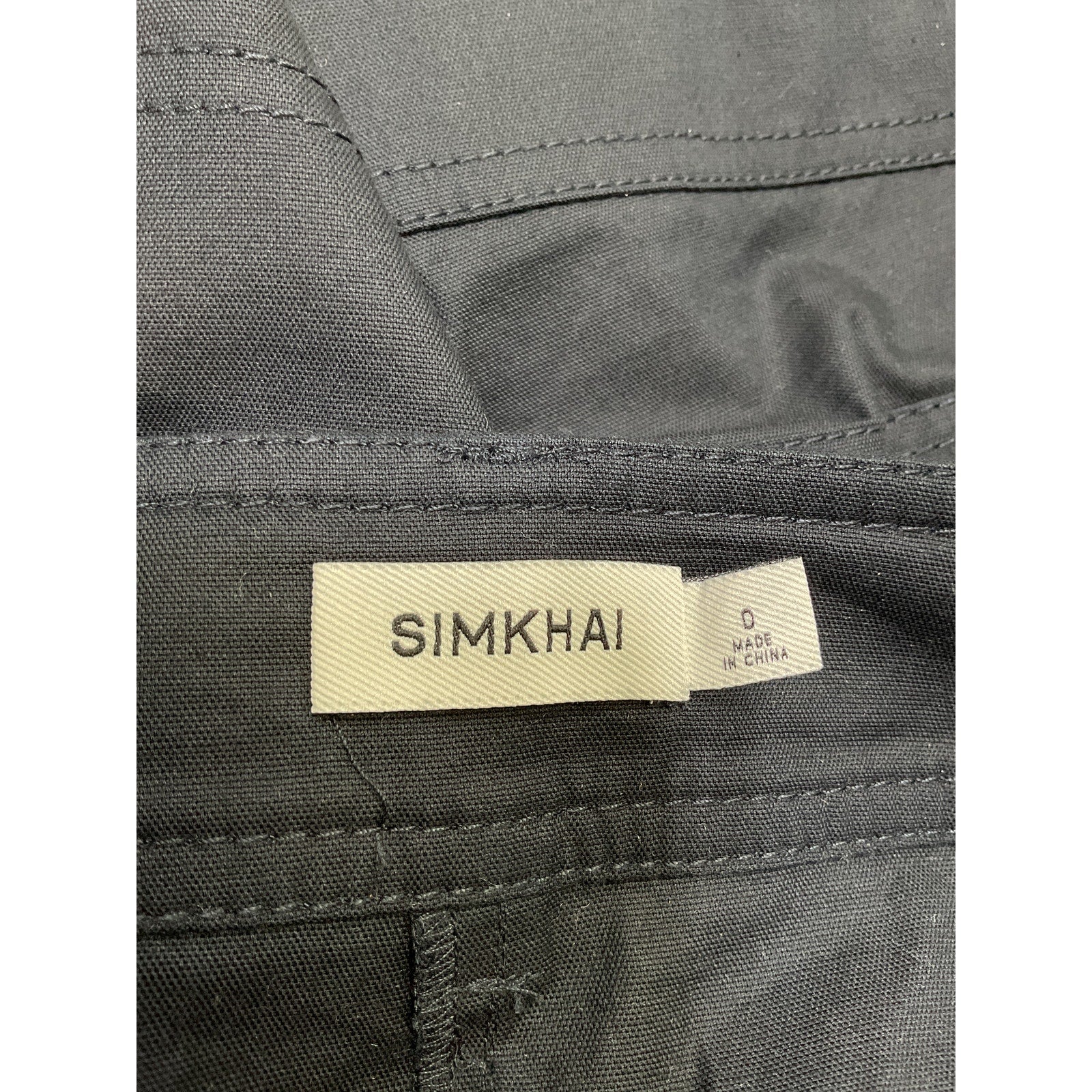 Simkhai Lizette 'Belted' Black Utilitarian Miniskort Size 0