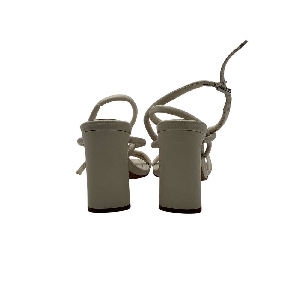 Schutz 'Nadia' Cream Leather Sandal Size 8.5