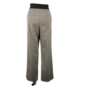Helmut Lang Tailored Black And White Multi Suit Trousers Size 4