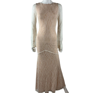 Stone Cold Fox Lace Cream Luna Gown Size XS