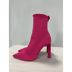 Schutz 'Ammie' Pink Pointed Closed Toe Boot Size 5.5 - NWT