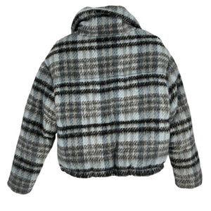 Apparis Plaid Blue Josh Jacket Size S