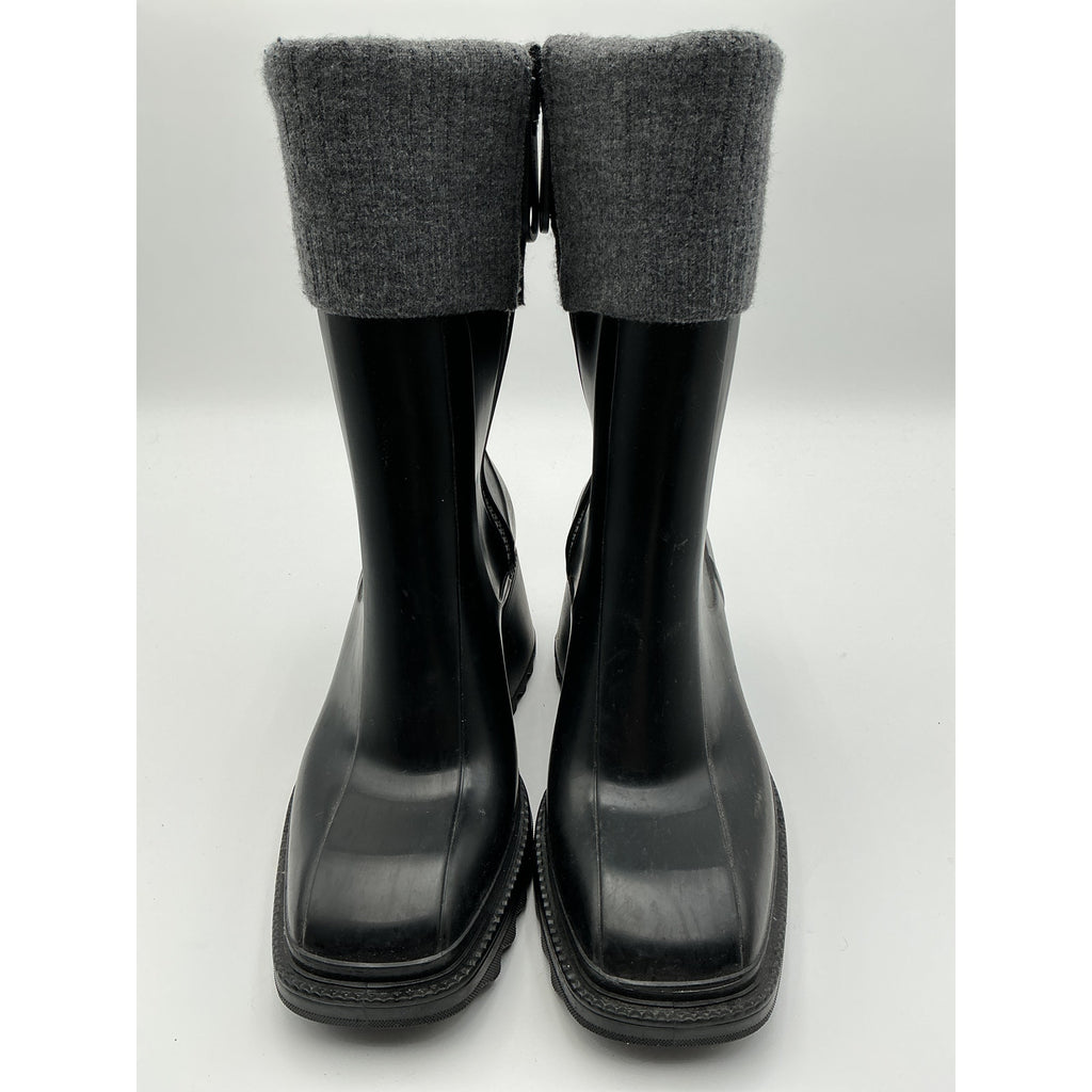 Chlo� 'Betty' Black 50Mm Rain Boots Size OS