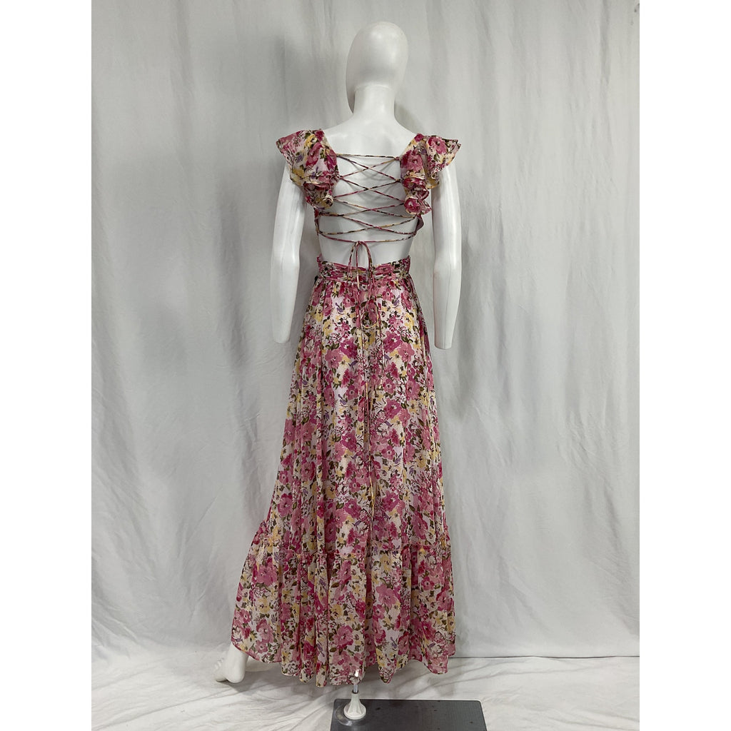 Astr The Label 'Primrose' Pink Polyester Dress Size XS - NWT