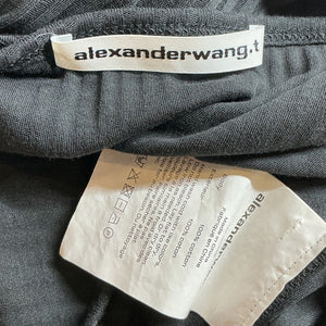 Alexanderwang.t Ribbed Black Camisole Top Size S