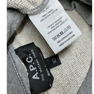 A.P.C. Classic Gray Elisa Sweatshirt Size XS