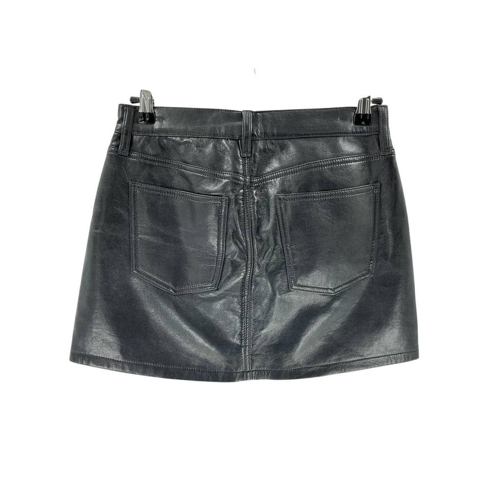 Agolde Black Mini Skirts Size 24