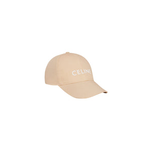 Celine Cotton Embroidered Adjustable Baseball Cap - Size L