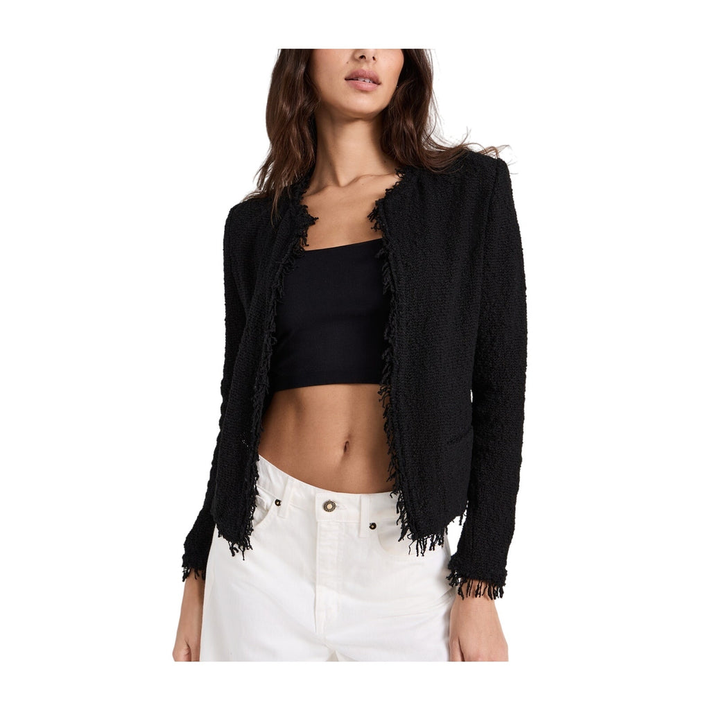 Iro 'Shavani' Black Cotton Jacket Size 38