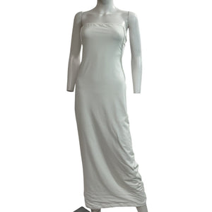 Helsa Organic White Seamed Tube Dress Size XL