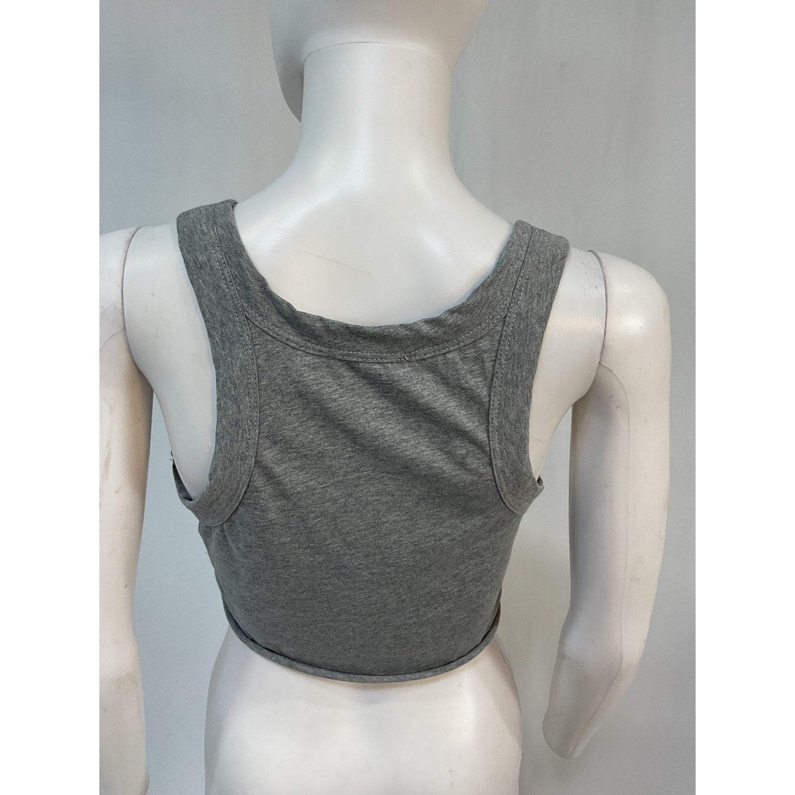 A.L.C. 'Halsey' Grey Cotton Tank Size S