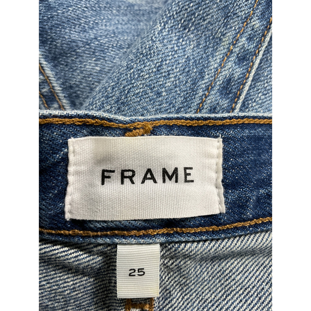 Frame Le Original Blue Slash Pants Size 25