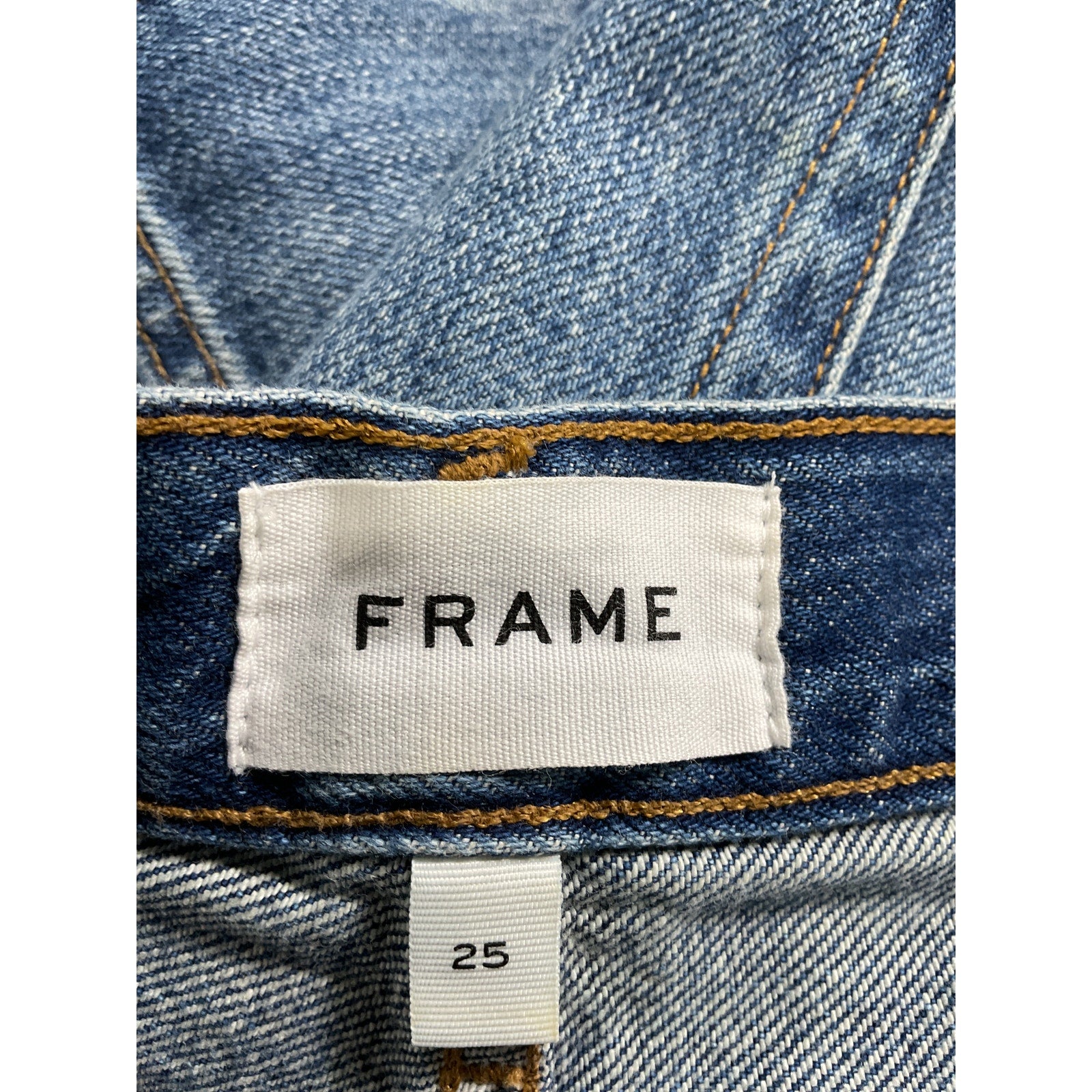 Frame Le Original Blue Slash Pants Size 25