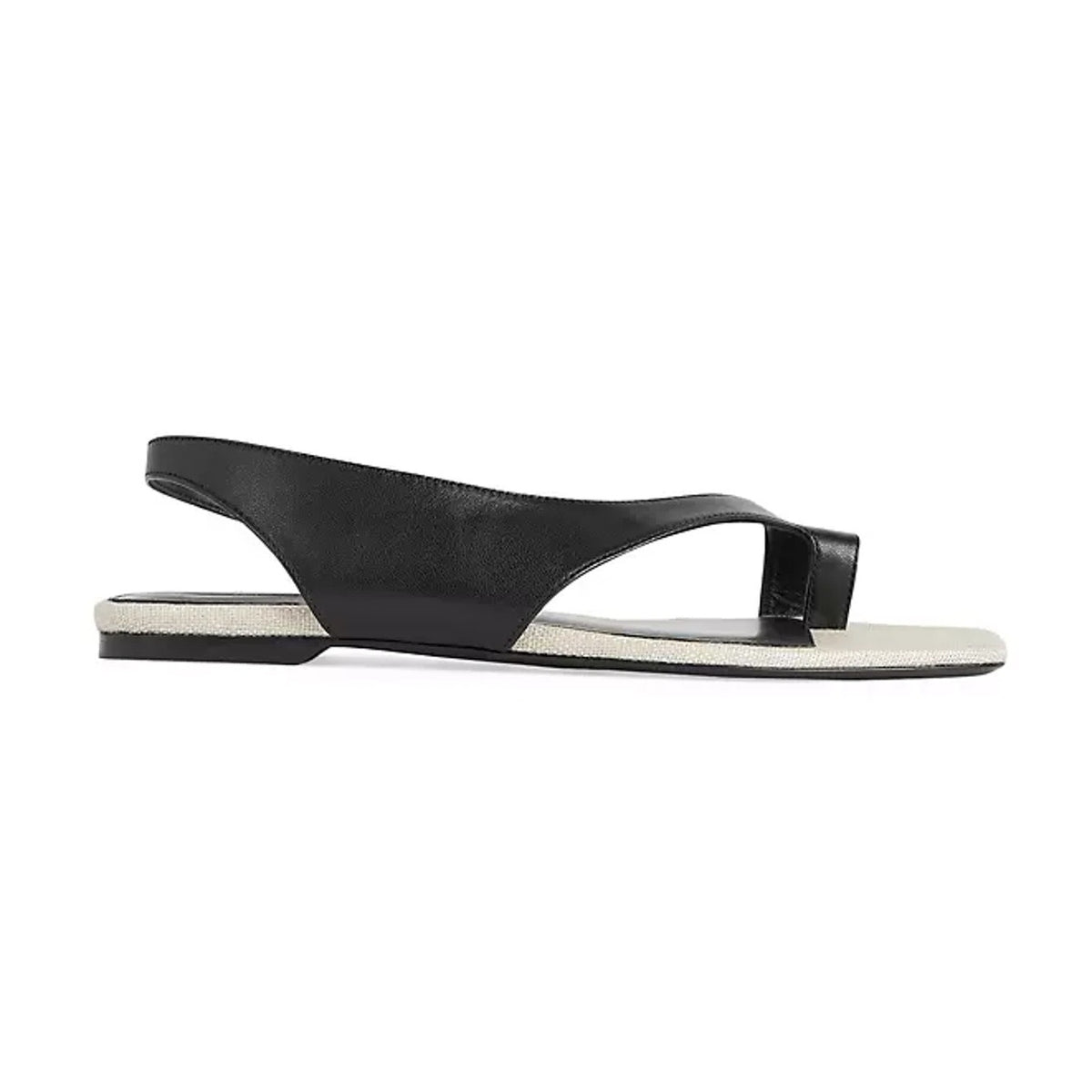 Toteme Minimalist Black Slingback Sandals Size 41 EU / US 11