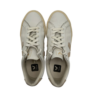 Veja Classic White Esplar Logo Sneakers Size 7