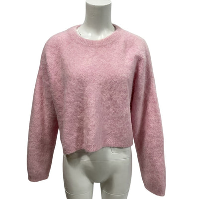 Astr The Label Fuzzy Pink Clarissa Sweater Size L
