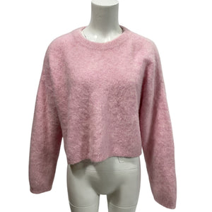 Astr The Label Fuzzy Pink Clarissa Sweater Size L