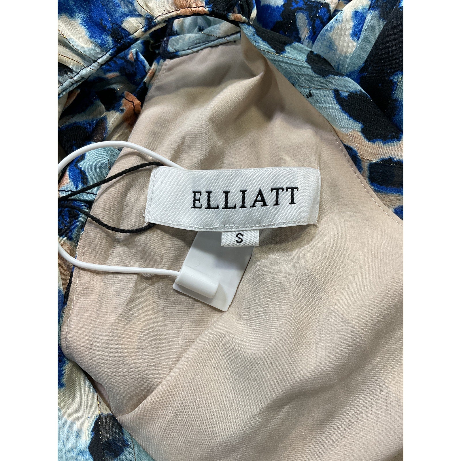 Elliatt 'Iridescence' Blue Chiffon Maxi Dress Size S - NWT