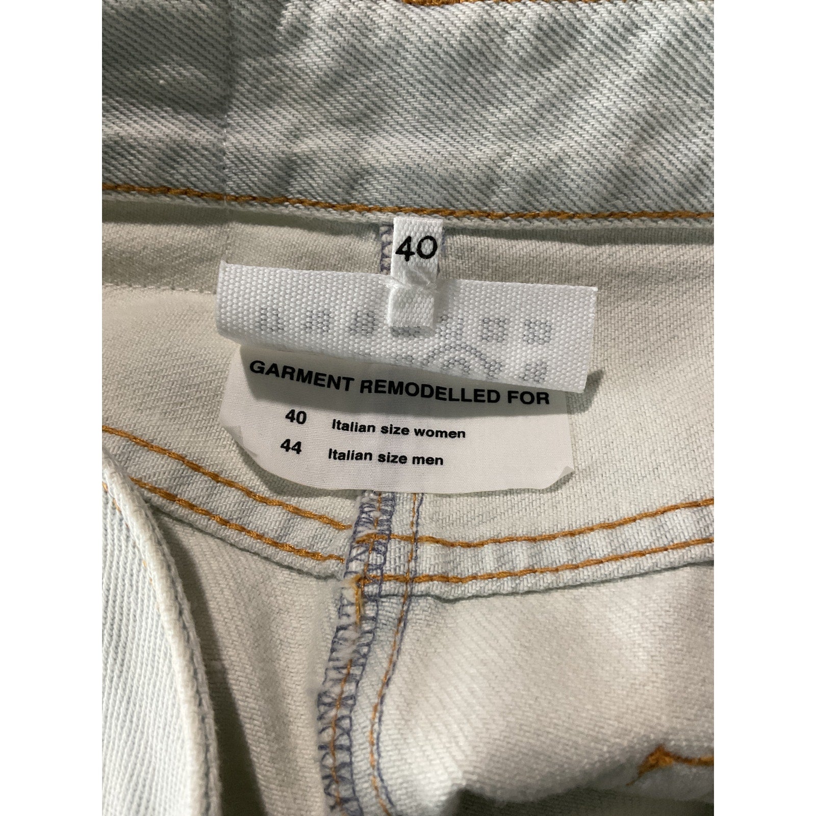Mm6 Maison Margiela Blue Denim Skirt Size IT 40 / US 4