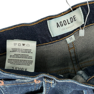 Agolde Classic Blue Pinch Waist Ultra High Rise Skinny Denim Jeans Size 23