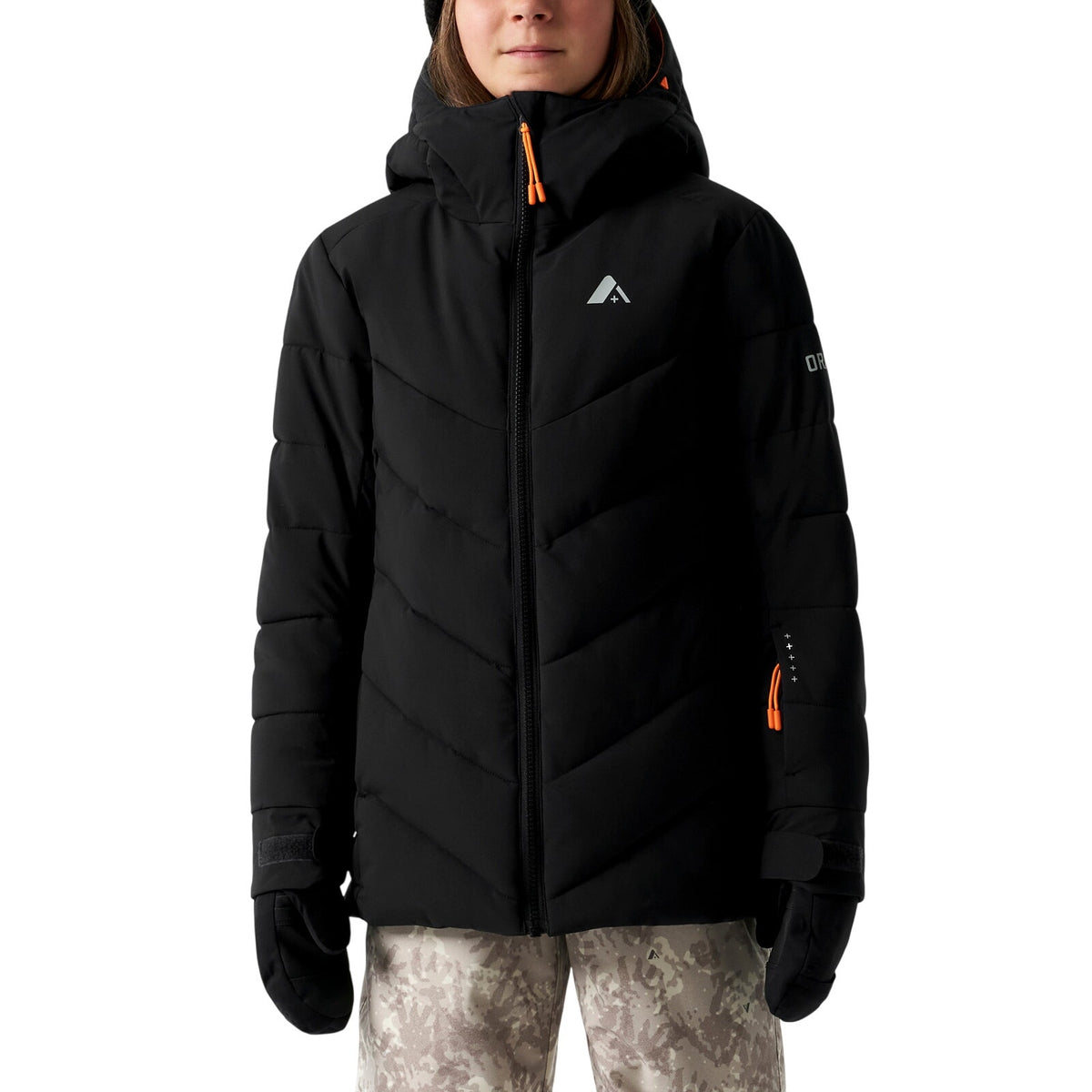 Orage Insulated Black Riya Jr Synthetic Down Jacket Size 14