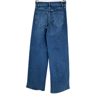Frame High Rise Blue Le Slim Palazzo Denim Jeans Size 25
