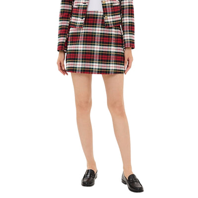 Hill House Home Plaid Multicolor Hallie Skirt Size M