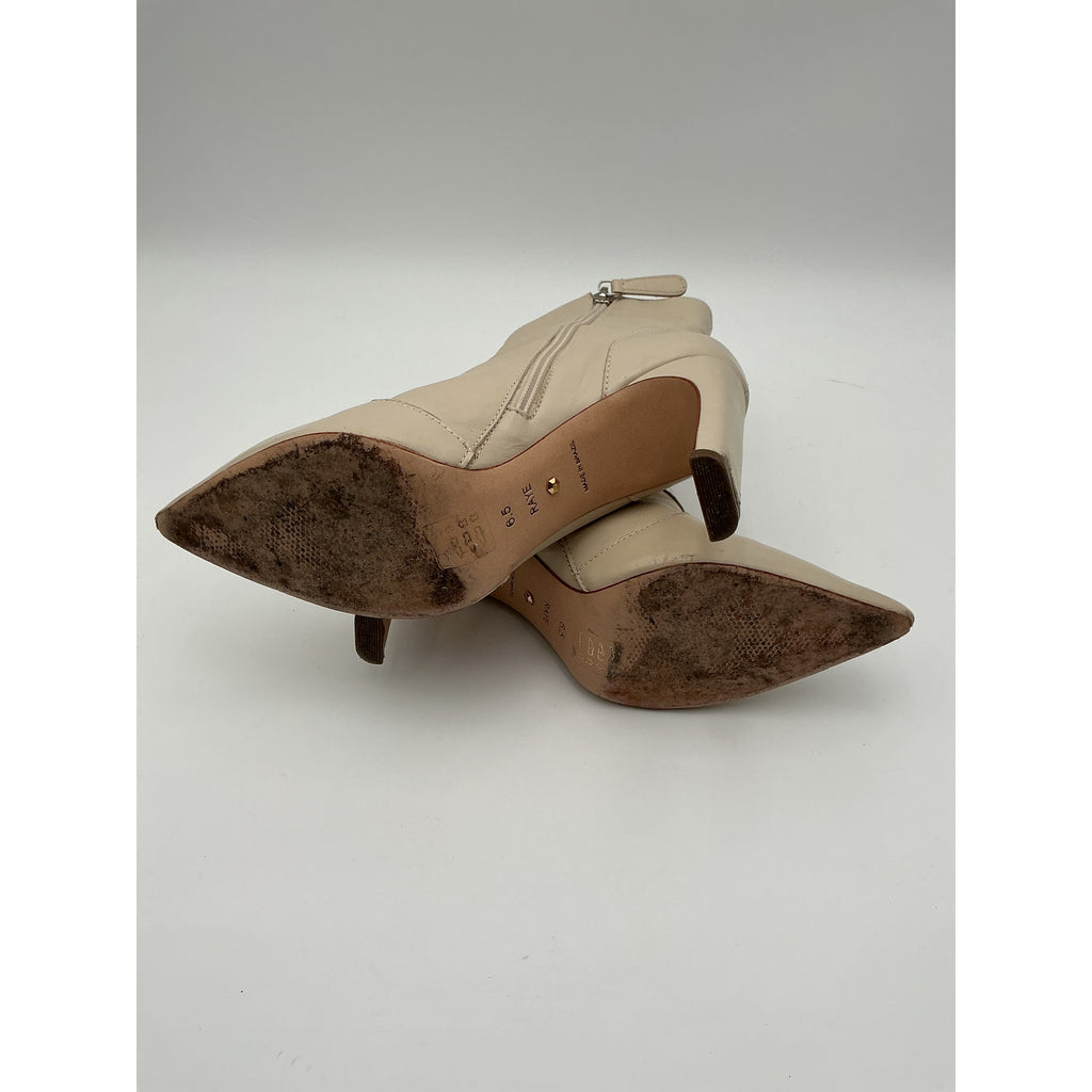 Raye 'Rudy' White Leather Bootie Size 6.5