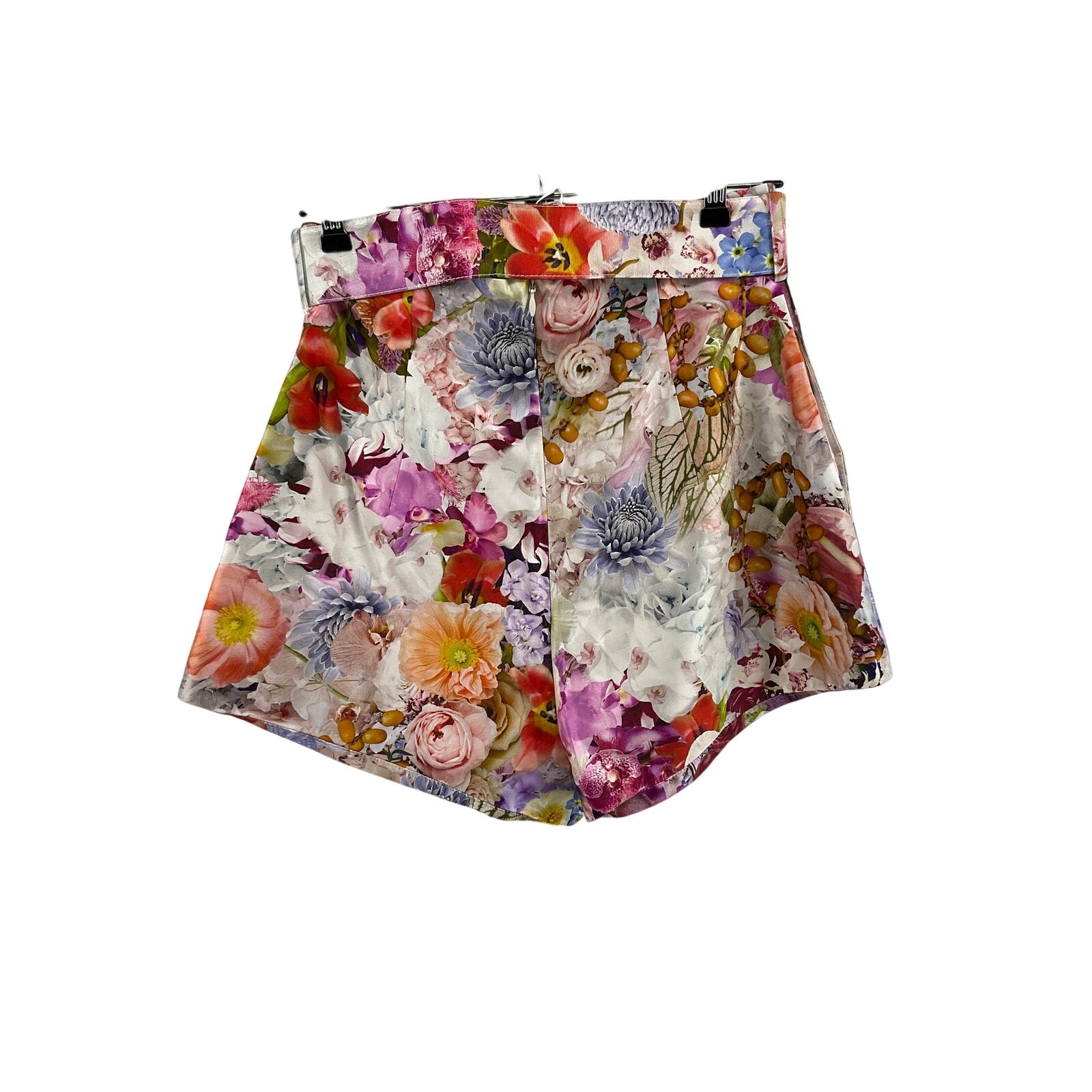 Zimmermann 'Prima' Pink Silk High Waisted Short Size 1 - NWT