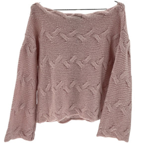 House Of Harlow 1960 Braided Pink Elaina Sweater Size S