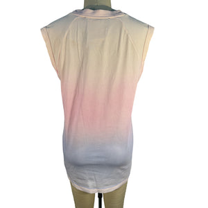 Acne Studios Ombre Pink Graphic Tank Top Size S
