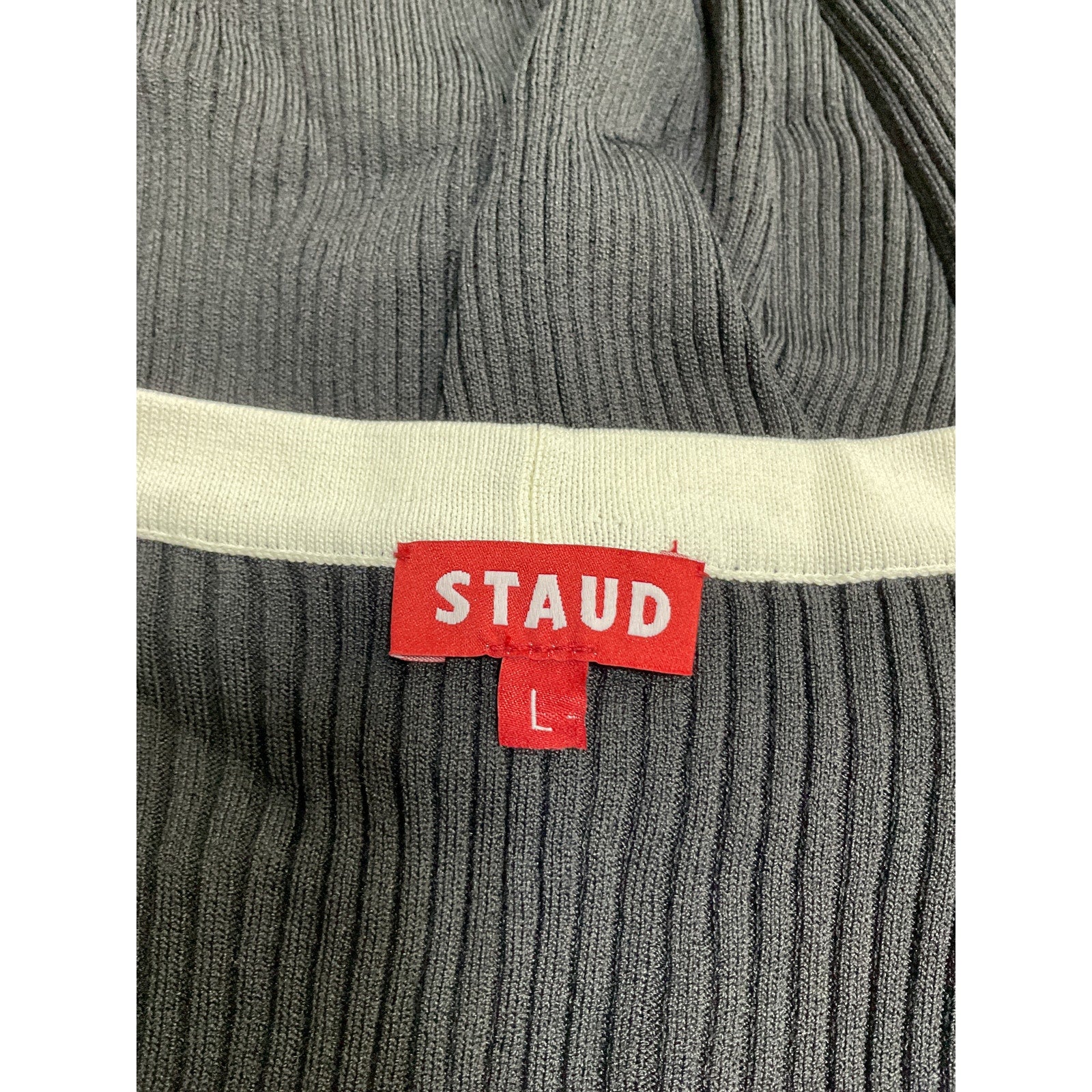 Staud Cargo Black Viscose Sweater Size L