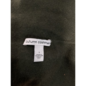 Autumn Cashmere Green Long Sleve Cashmere Blend Knitted Shirt Size S