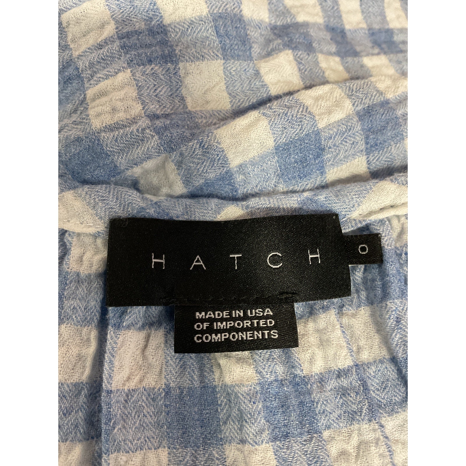 Hatch 'The Kelsey' Blue Ballon Sleeve Dress Size 0