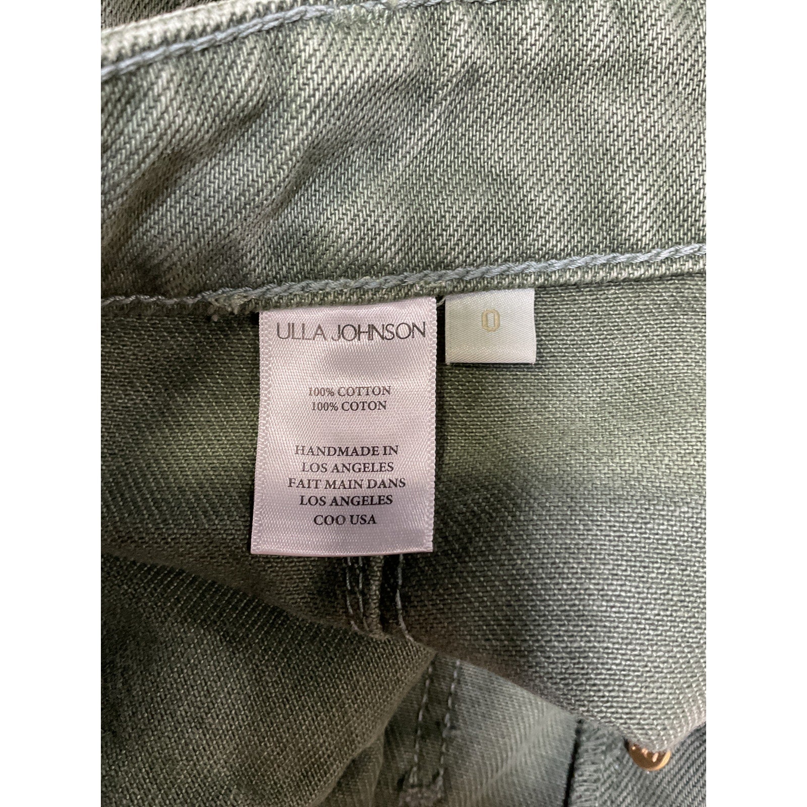 Ulla Johnson 'The Bea' Green Skirt Size 0 - NWT