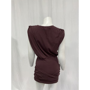 Michael Costello Strong Shoulder Mini Dress Size XS