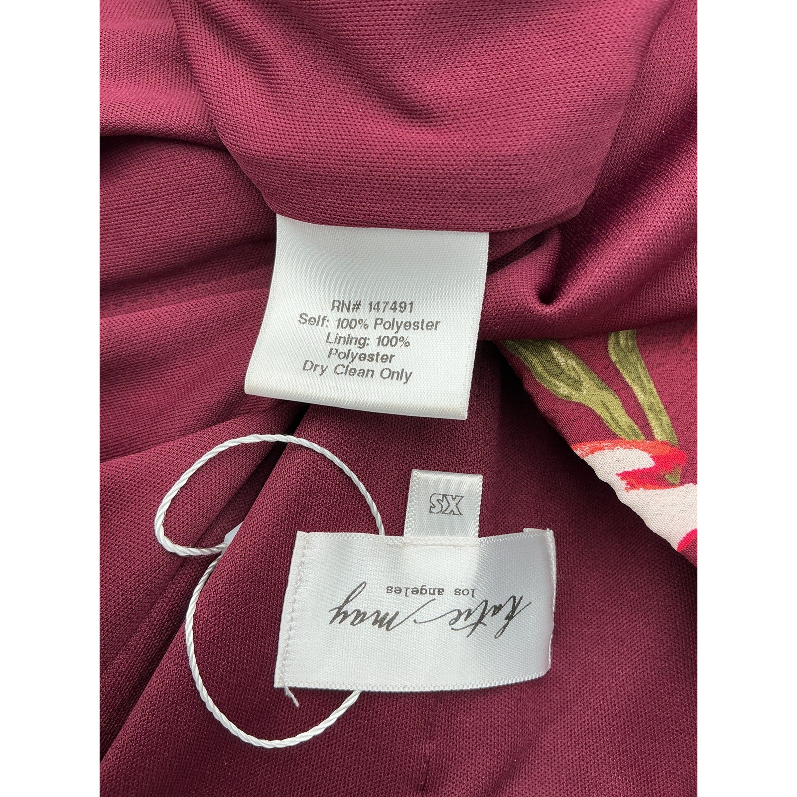 Katie May Come On Home Red Polyester Dress Size XS