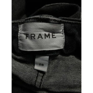 Frame 'Le' Black Crop Mini Boot Jeans Size 27